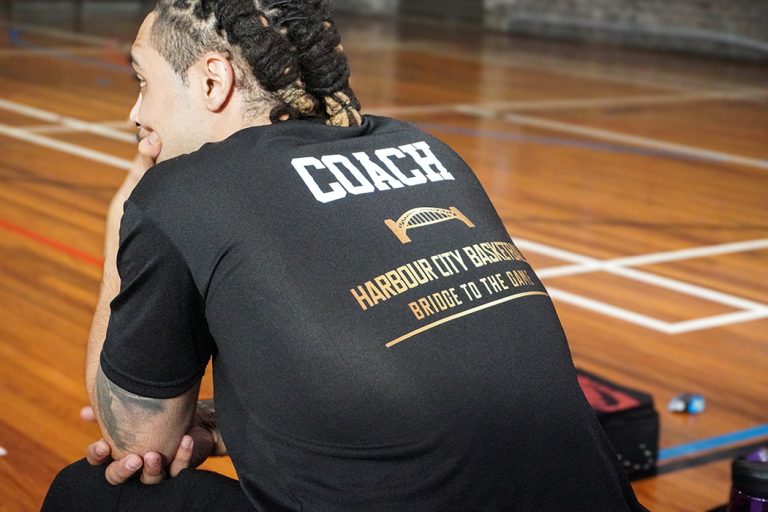 Coach of harbour City Basketball